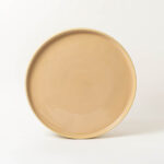 Prato borda reta refeição