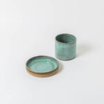 Copo café Lisboa com pires borda reta - Verde Menta - Imagem 6