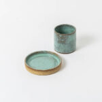 Copo café Lisboa com pires borda reta - Verde Menta - Imagem 3