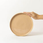 Prato borda reta sobremesa - Imagem 2