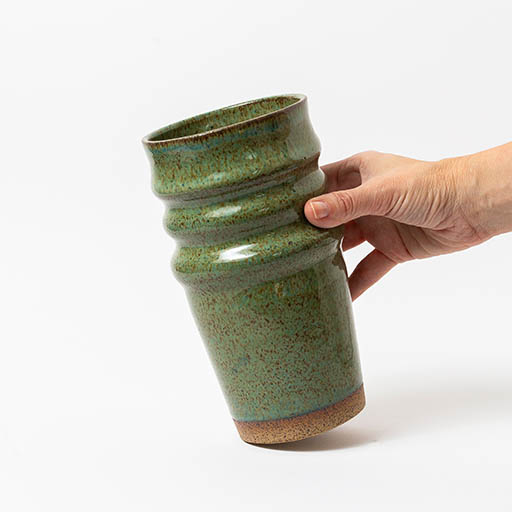 Vaso Gaia (verde jade)2 Vaso Gaia - Imagem 1