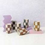 Jogo de 6 Copos Xadrez - Imagem 2