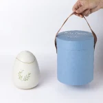 Ovo de Páscoa Oliveira branco acetinado - Imagem 3