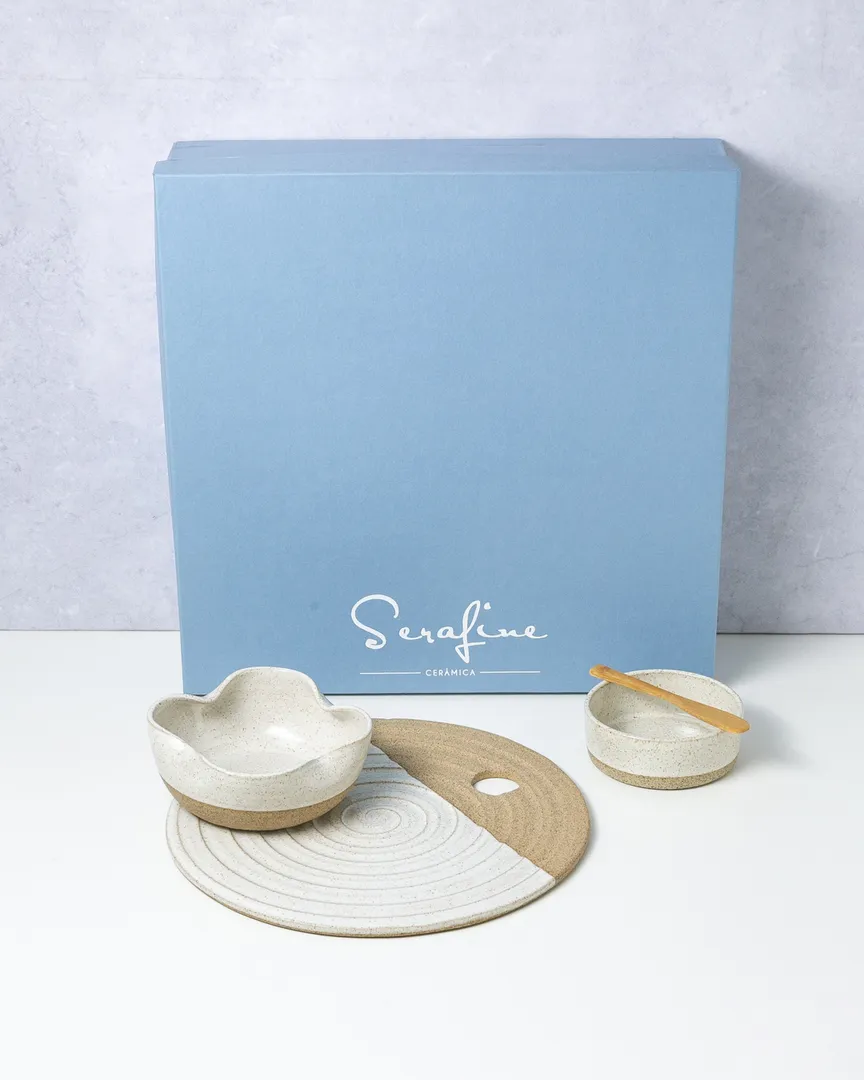 kit tabua caracol (off white) Kit tábua caracol - Imagem 1