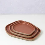 Trio de travessas orgânicas