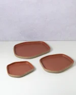 Trio de travessas orgânicas - Imagem 3