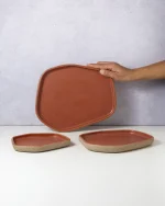 Trio de travessas orgânicas - Imagem 4