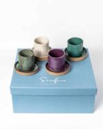 Jogo de 4 copos de Café Porto com pires - Imagem 2