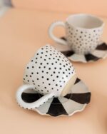 Xícara mini Dot com pires - Imagem 2